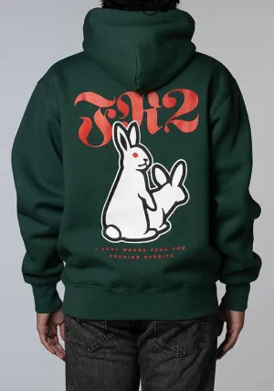 Rabbits Icon Hoodie - Green