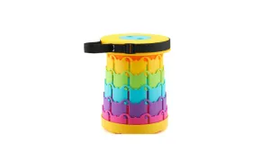 Rainbow Mountain Telescopic Folding Stool