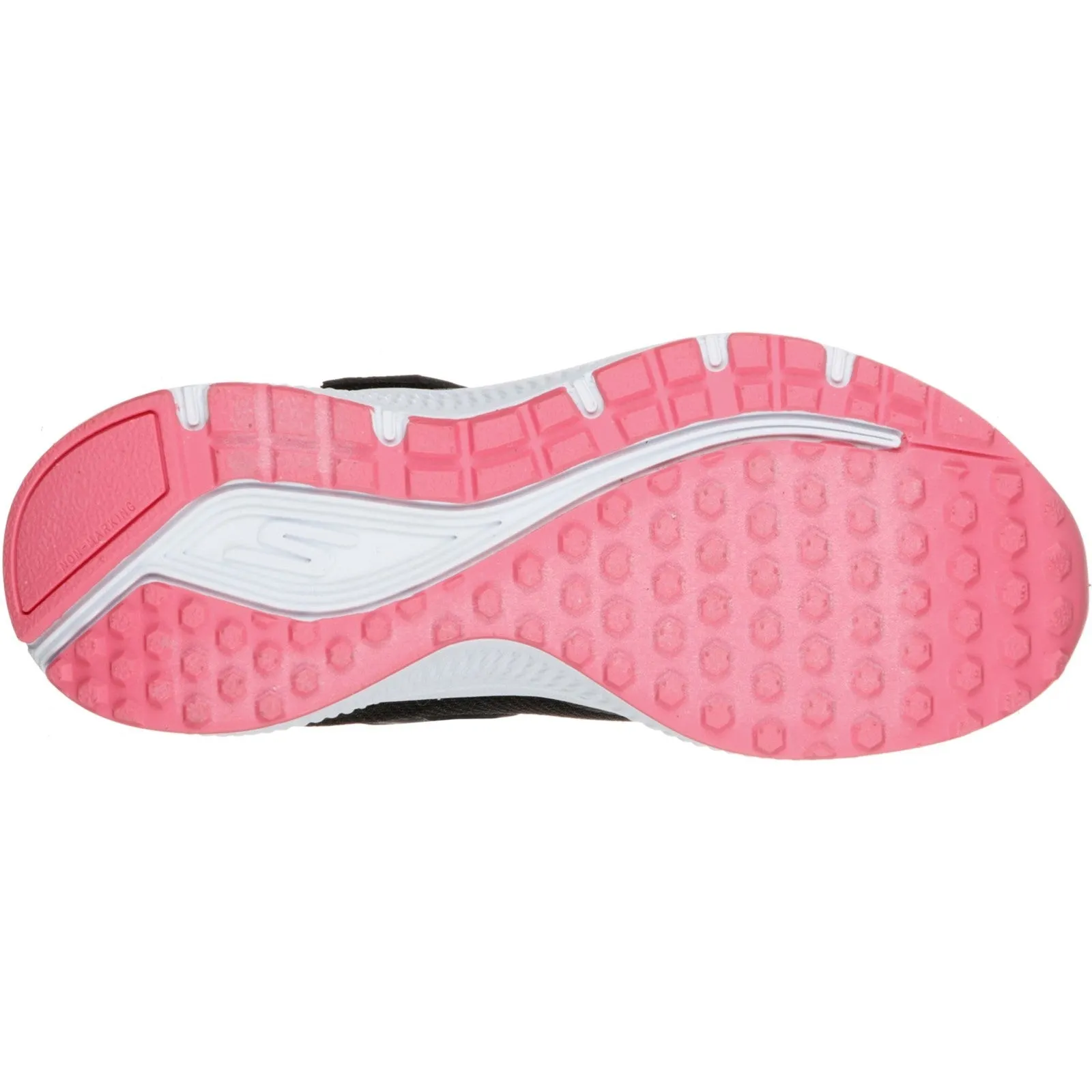 Skechers Girls Go Run Consistent Vibrant Dash Trainers - Black
