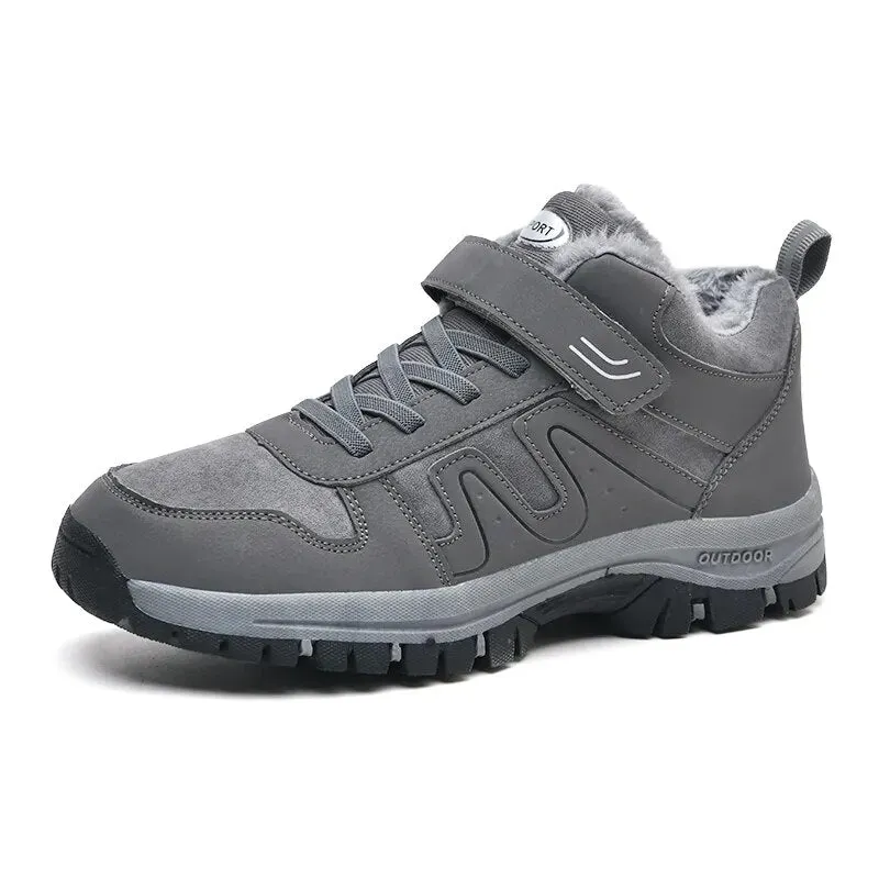 Super Warm Winter Women Boots Platfrom Sneakers Leather Boots Men Outdoor Shoes Waterproof Women Snow Boots Ankle Hombres Botas