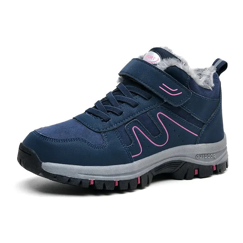 Super Warm Winter Women Boots Platfrom Sneakers Leather Boots Men Outdoor Shoes Waterproof Women Snow Boots Ankle Hombres Botas