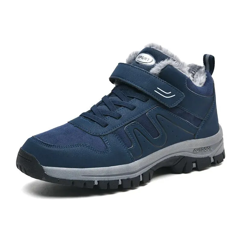 Super Warm Winter Women Boots Platfrom Sneakers Leather Boots Men Outdoor Shoes Waterproof Women Snow Boots Ankle Hombres Botas