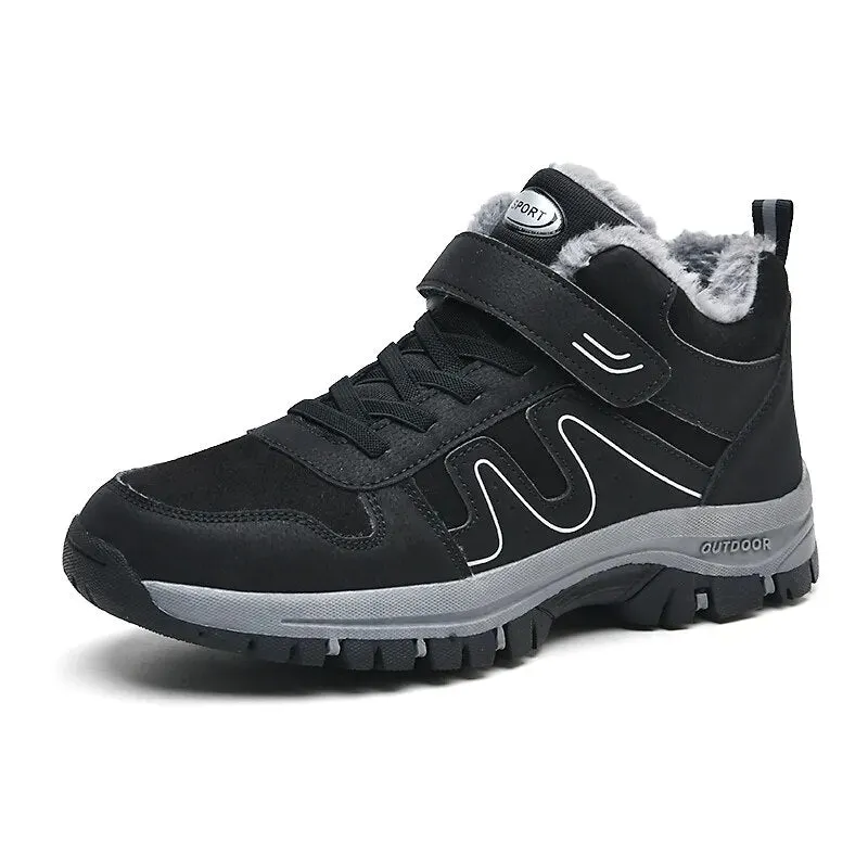 Super Warm Winter Women Boots Platfrom Sneakers Leather Boots Men Outdoor Shoes Waterproof Women Snow Boots Ankle Hombres Botas