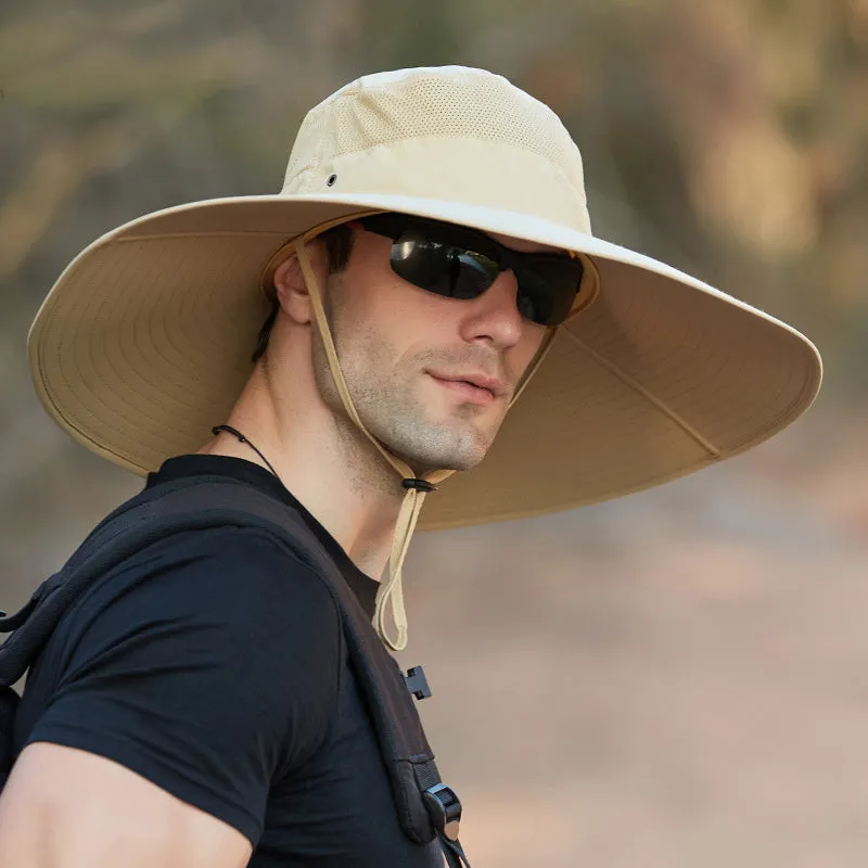 Super Wide Brim Bucket Hat UPF50  Waterproof Sun Hat