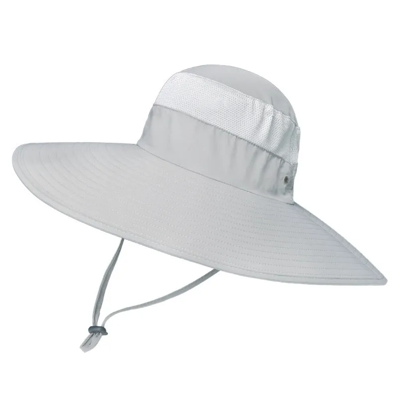 Super Wide Brim Bucket Hat UPF50  Waterproof Sun Hat