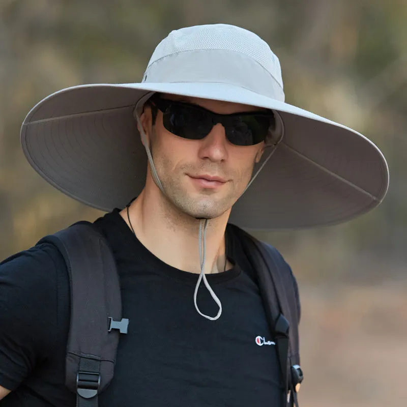 Super Wide Brim Bucket Hat UPF50  Waterproof Sun Hat