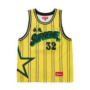 Supreme Star Basketball Jersey 'Yellow'