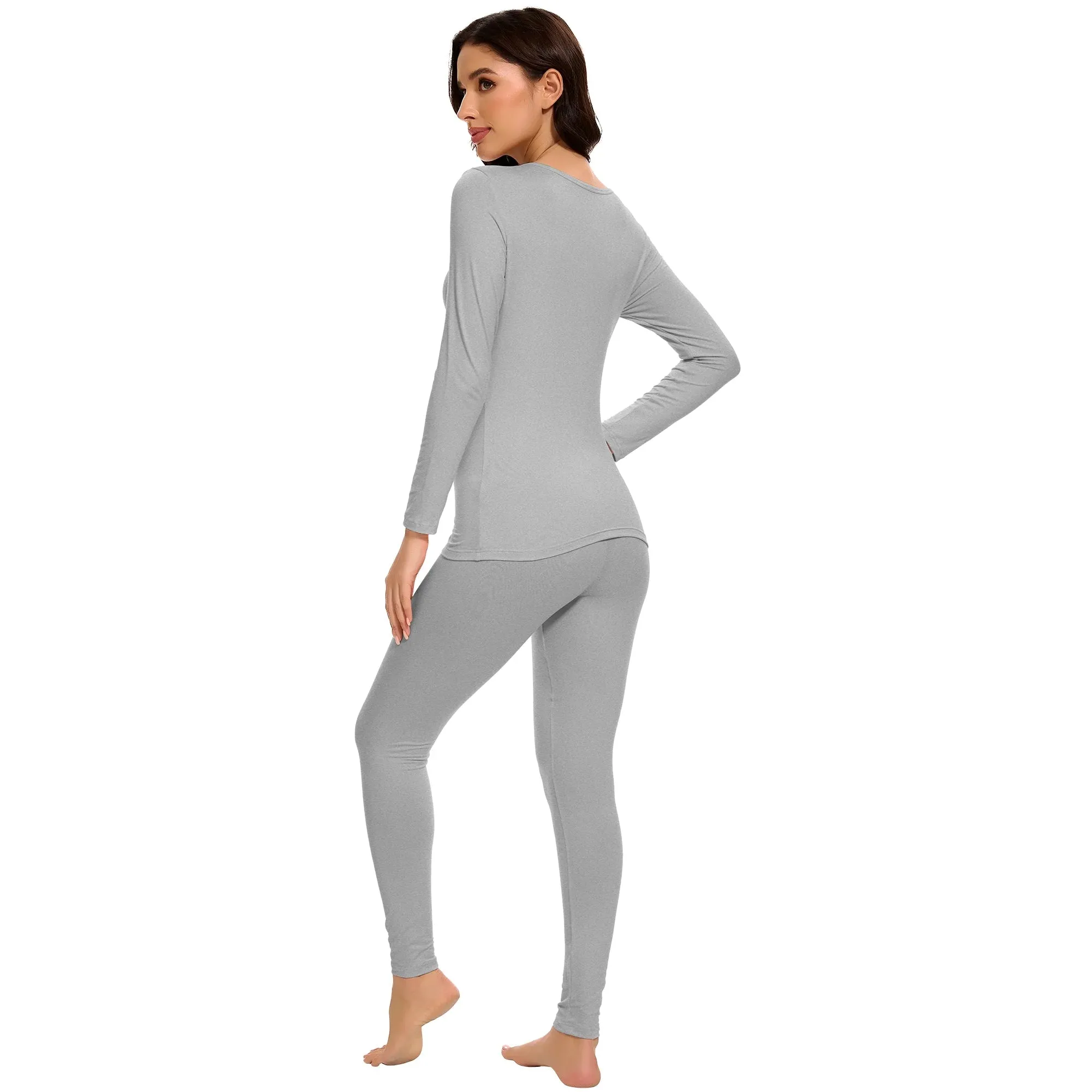 Thermal Set 2 Women Grey