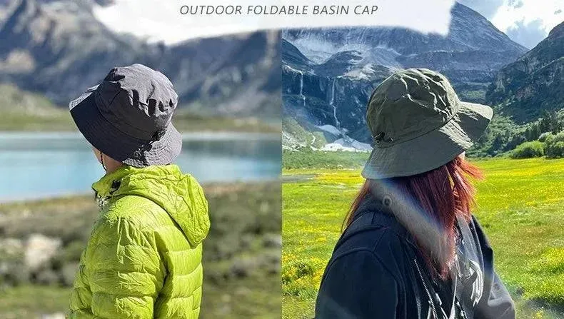 Waterproof Fisherman Hat Women Summer Sun Anti-UV Protection Camping Hiking Mountaineering Caps Men's Panama Bucket Outdoor Hat