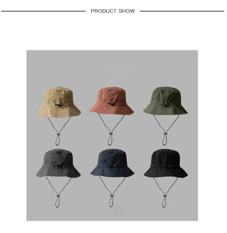 Waterproof Fisherman Hat Women Summer Sun Anti-UV Protection Camping Hiking Mountaineering Caps Men's Panama Bucket Outdoor Hat
