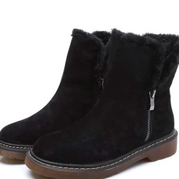 Women'S Round Toe Warm Snow Boots 69510204C